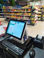 Все-в-одном супермаркет POS кассовый аппарат для удобного управления розничной торговлей для магазинов и универмагов