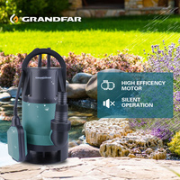 GRANDFAR pompa air irigasi portabel, pompa Taman Air Bening 110V 220V 0,4 kW 0,55 HP