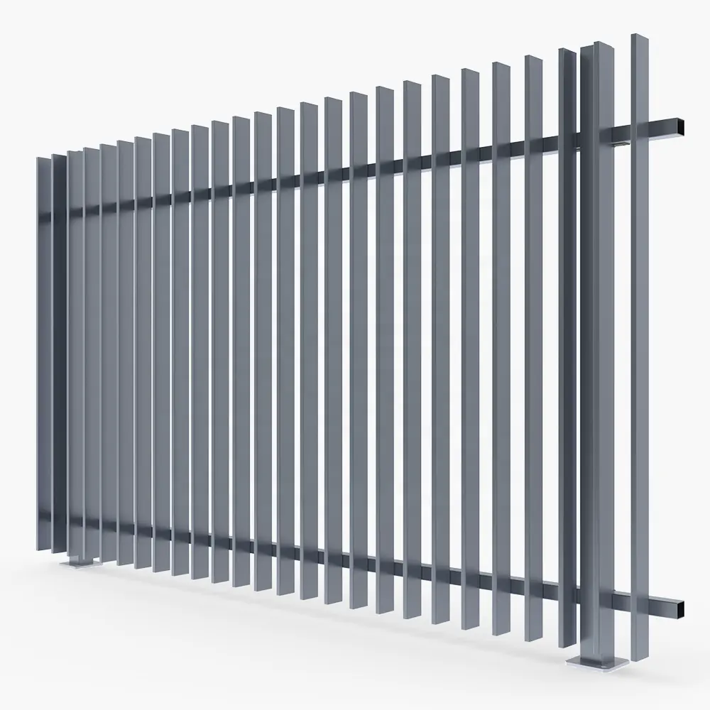 Best Selling Black Aluminium Fence Panel Laser Cut Pruvacy Security Fence Panel