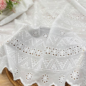 Cotone tinta unita <span class=keywords><strong>intaglio</strong></span> disegni tessuto ricamato in cotone ricamato pizzo abito da donna ricamato in cotone e tessuto di <span class=keywords><strong>lino</strong></span> - Product Image 6