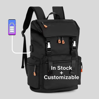 Sac à dos pour ordinateur portable, sac à dos de voyage, sac à dos de travail urbain, sac à dos décontracté pour homme, personnalisable, en stock, léger, confortable, pour l'école, les voyages, le quotidien