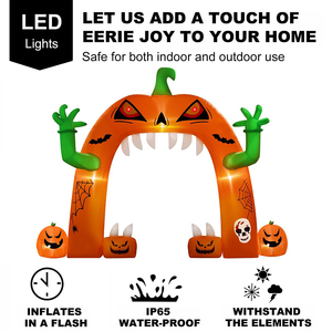 Inflables personalizados para Halloween, decoración al aire libre, patio, <span class=keywords><strong>fantasma</strong></span> aterrador, payaso, Araña, calabaza, modelo con LED para festivales y eventos - Product Image 5