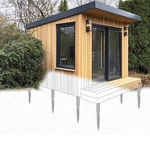 Thép mặt đất vít cọc xoắn ốc Neo khoan cho năng lượng mặt trời gắn nền đất - Product Image 5