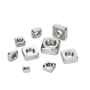 Écrou à <span class=keywords><strong>cage</strong></span> carré en acier inoxydable A2 Din 562 Écrous carrés M6 M8 <span class=keywords><strong>M12</strong></span> - Product Image 2