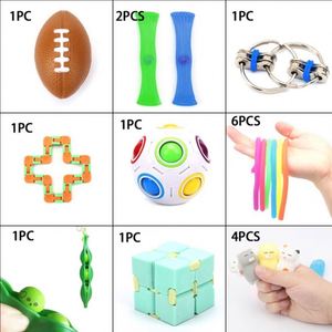 0061 Push Pop Bubble Mochi <b>Squishy</b> Fidget Toy Kit Plastic Rainbow Puzzle Ball Flippy Chain Sensory Snappers Novelty Gag Toys Set - Product Image 2