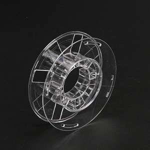 Trong Suốt 155Mm Rỗng 3D Máy In <span class=keywords><strong>Filament</strong></span> Spool Tùy Chỉnh Nhựa Reel Cho PLA ABS Petg OEM Nhà Sản Xuất Trực Tiếp - Product Image 1