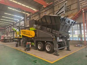 TIANKE rol Mobile Crusher batu kapur menghancurkan beton peralatan daur ulang 2000 Tph AC Motor PLC Gearbox pompa mesin inti Ore - Product Image 2