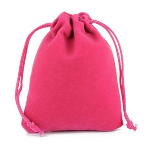 Storage Soft Cotton Twill <b>Drawstring</b> Velvet <b>Pouch</b> Bags with Customizable Security Features for Wedding Favor Jewelry Gift - Product Image 3