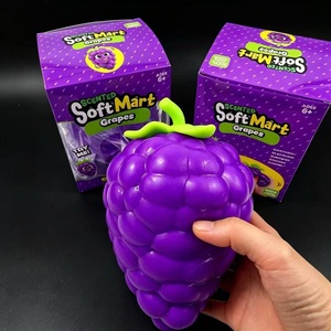 Jouet sensoriel anti-stress géant en forme de grosse grappe de raisin, en pâte à modeler, pour la <span class=keywords><strong>d</strong></span>écompression, vente en gros - Product Image 1