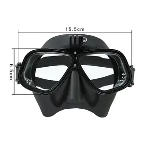 LOGO Customer Low Volume Scuba Free Diving Masks Exercise Camera Stand Diving Glasses
