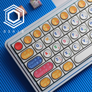 OSHID <span class=keywords><strong>Jumpy</strong></span> Bricks Dye-Sub RGB Keycaps Cherry Profile Colorful Building Block Style pour clavier mécanique Keycaps personnalisés - Product Image 4