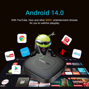 Boîtier Smart TV T1 Android 16, prend <span class=keywords><strong>en</strong></span> charge 8 Go + 128 Go, 4G, 5G, WiFi, BT5.4, télécommande vocale, vidéo HD 4K 8K, lecteur multimédia Home Cinéma, décodeur - Product Image 2