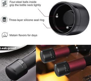 จุกปิดขวดไวน์ซิลิโคนแบบใช้ซ้ำได้ ขนาดเล็ก สำหรับขวดไวน์ - Product Image 2