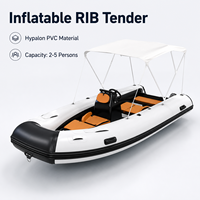 Bateau pneumatique semi-rigide Hypalon PVC 2 à 5 personnes, annexe pour bateau à moteur, yacht, sports nautiques