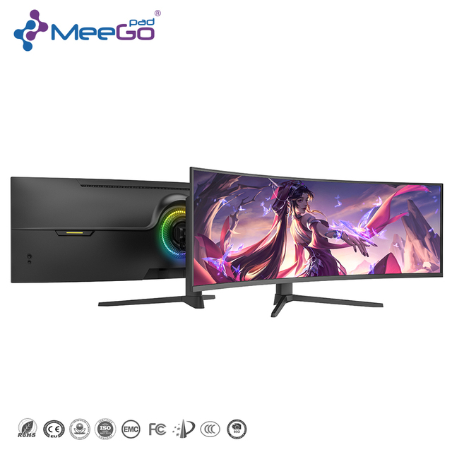 Meegopad New 49Inch Ultrawide Curved LCD Computer Monitor 5K 240Hz 165Hz 120Hz With 90W Type-C USB Hub RGB Light for Home Office