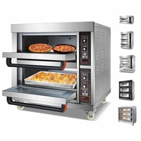 Grande Taille en Gros Chine Prix Royaume-Uni pour Nouveaux Matériaux Bonne Qualité Four Industriel à Gaz 4 Étages pour Boulangerie et Pizza