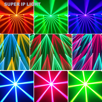 Luz de Escenario Móvil de Haz de Doble Prisma de 380W con Control DMX512 y Temperatura de Color de 6500K para Discotecas, Fiestas, Clubes, DJ y Bares