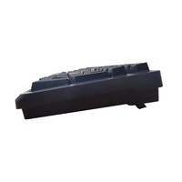 Clavier mécanique Clavier PC compact filaire avec pavé numérique Interrupteur bleu Clavier de jeu mécanique 98 touches pour ordinateur/ordinateur portable