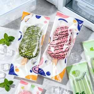 Bolsas Transparentes para Empacar Helados con Diseño de Dibujos Animados, Bolsas de Plástico Termosellables, Bolsas Personalizadas para Envolver Helados - Product Image 5