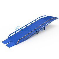 Rampe de déchargement de conteneurs hydrauliques mobiles 6T 8T 10T 12T 15T