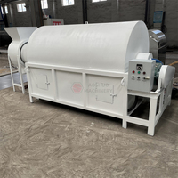 Petit sécheur rotatif à tambour automatique pour céréales 150-400 kg/h, équipement de séchage pour sciure de bois, blé, fourrage et herbe