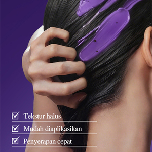 Masque capillaire à la glycérine KORMESIC certifié Bpom 500ml, hydratant, réparateur, soyeux, anti-frisottis, conçu pour les cheveux colorés - Product Image 4