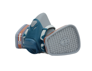 <span class=keywords><strong>Masque</strong></span> respiratoire demi-visage Haigu HG-600 CE, matériau en silicone à 2 couches, filtre remplaçable réutilisable, protection contre les produits chimiques, la poussière et les gaz - Product Image 4