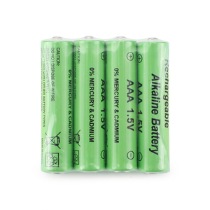 Pilas alcalinas AAA recargables de 600mAh 1,5 V-Potencia de larga duración para controles remotos - Product Image 1