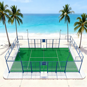 Fabricante Ofrece Techo para Pista de Pádel Fácil de Montar y Personalizado con Carpa de PVC, las Pistas de Pádel Más Hermosas, Pistas de Pádel Cubiertas - Product Image 3