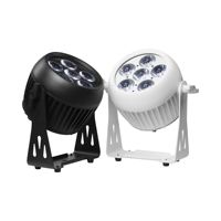 Foco LED Par Inalámbrico con Batería, Resistente al Agua, 6*20W, 6 en 1, RGBWA+UV, DMX, IP65
