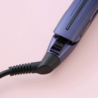 Lisseur et fer à boucler électrique en céramique tourmaline pour salon de coiffure et usage domestique, technologie ionique négative, double mode humide et sec