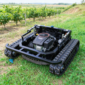 Tondeuse à gazon tout-terrain télécommandée sur chenilles pour vergers et pentes, professionnelle, haute efficacité, facile à utiliser - Product Image 3