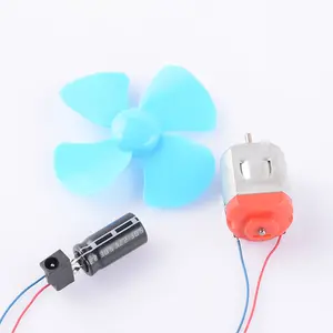 130 small fan blade four - leaf mini small fan motor for pony up to the blade accessories for the student experiment