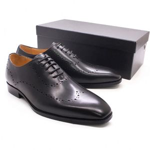 Zapatos Oxford de Vestir para Hombre Personalizados, Elegantes, Hechos a Mano, Formales, de Color Sólido, de Cuero Vacuno Genuino, de Alta Calidad, para Oficina - Product Image 4