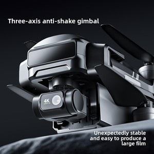 SJRC F22 S3 PRO HD Professional Plastic Foldable Drone Three-Axis Brushless Anti-Shake <b>Gimbal</b> Remote Control 6KM 4K Quadcopter - Product Image 2