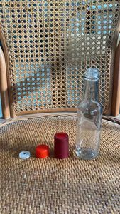 Botella de vidrio transparente con tapa de PP, 5 oz, 8 oz, venta al por mayor - Product Image 3