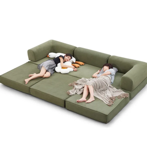 Factory <strong>Price</strong> Household Living Room Fabric Three Person Modular Compressible <strong>Air</strong> Couch <strong>Sofa</strong> <strong>Bed</strong> - Product Image 1