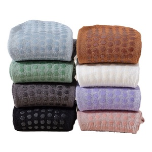 Women's Ruffle <b>Bow</b> Grips Socks Cotton Anti-slip Sports Socks for Fitness Trampoline - Product Image 4