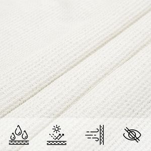 W2B VidaXL parasole vela 1.75 Oz/ft² bianco HDPE 6.6x8.2 'Patio e giardino Shading Net da esterno quadrato tessuto parasole - Product Image 6