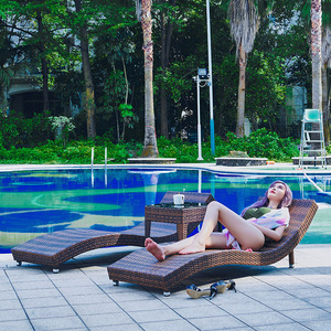 Silla de Descanso Plegable de Metal para Exteriores, Playa, Piscina, Patio, <span class=keywords><strong>Chaise</strong></span> <span class=keywords><strong>Longue</strong></span> - Product Image 2