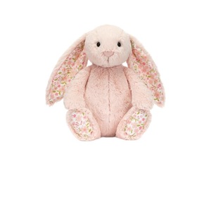 Peluche de conejo Jellycat con orejas caídas y diseño floral, de algodón PP, regalo para bebés, compañero de sueño para niños, muñeco reconfortante - Product Image 5
