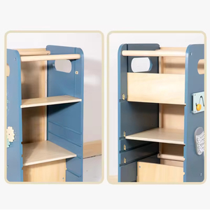 Torre <span class=keywords><strong>de</strong></span> Aprendizaje <span class=keywords><strong>de</strong></span> <span class=keywords><strong>Madera</strong></span>, Marco <span class=keywords><strong>de</strong></span> Escalada <span class=keywords><strong>para</strong></span> Niños y Torre <span class=keywords><strong>de</strong></span> Aprendizaje, <span class=keywords><strong>Silla</strong></span> Ajustable <span class=keywords><strong>para</strong></span> Bebés y Niños Pequeños - Product Image 2
