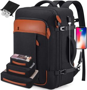 Mochila <span class=keywords><strong>de</strong></span> viaje impermeable grande para ordenador portátil, bolsillo para zapatos aprobado <span class=keywords><strong>de</strong></span> mano geométrico Oxford para <span class=keywords><strong>vuelos</strong></span>, embalaje <span class=keywords><strong>de</strong></span> equipaje para hombres/mujeres - Product Image 1