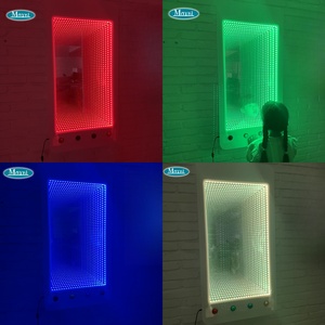 Luce Sensoriale LED a Specchio Infinito 3D, Terapia Sensoriale, Luci a Pannello a Specchio Infinito con Cambio Colore per Bambini - Product Image 3