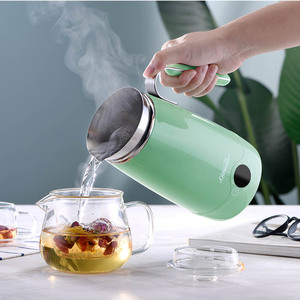 Bouilloire électrique miniature portable pour hôtel, capacité 0,5 L, petite bouilloire à thé avec contrôle de la température - Product Image 1