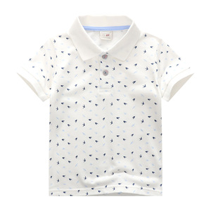 Polo pour garçon, nouveau design 2023, mode enfant, 100% coton, manches courtes, imprimé, polo décontracté pour garçon - Product Image 4