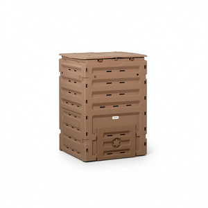 Compostador Marrón con 3 Años de Garantía, Funcionamiento Manual, Aireador de Compostaje para Jardín - Product Image 1