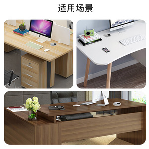 Office Desk Cable Management <b>Box</b> Cover Round Plastic Detachable Cable Routing Hole Minimalist Style Standing Type PP Material - Product Image 3
