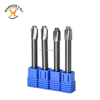Fraise à queue Warrior's Bit 4 cannelures en carbure monobloc, diamètre de queue 1/4 1/2 pouce, haute vitesse, précision, CNC, outils OEM/ODM pour le bois