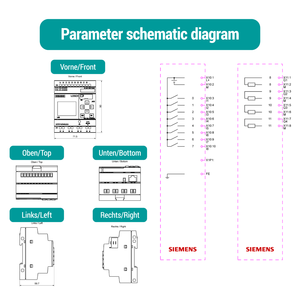 Nuevo Módulo Lógico Siemens Plc Logo <span class=keywords><strong>8</strong></span> 24CE Original, Ethernet, Pantalla, Fuente de Alimentación, Controlador Lógico Programable 6ED1052-1CC08-0BA2 - Product Image 6